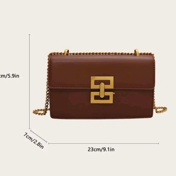 Brown chain Purse - Picture 3 of 4